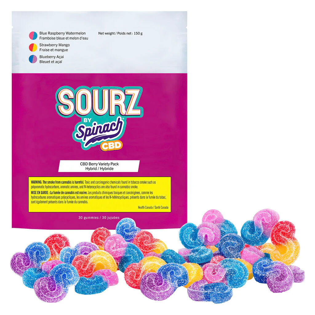 CBD Berry Variety Pack (Sourz by Spinach)