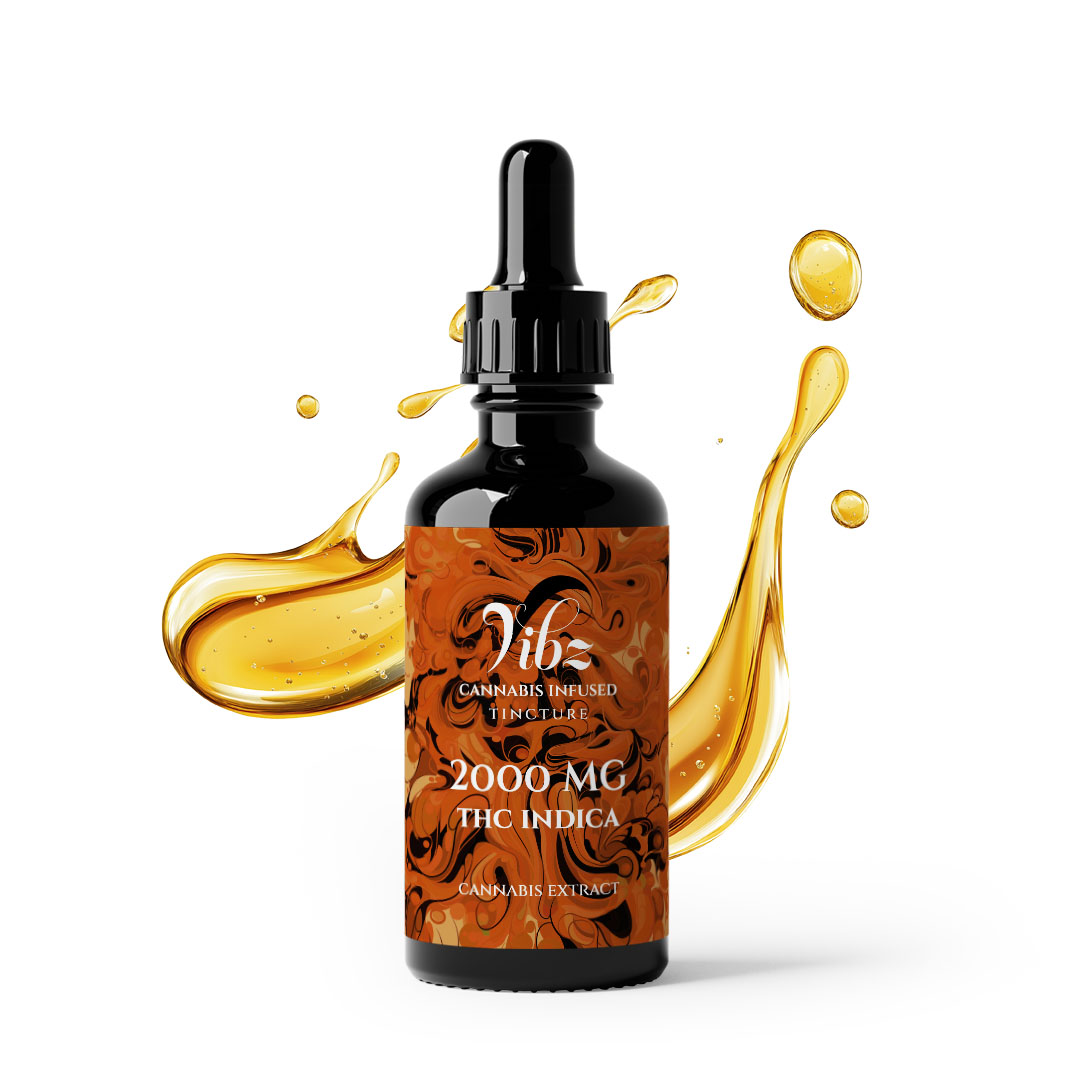2000MG-Indica-01-1 Vibz - Tincture 2000mg THC - Image 1
