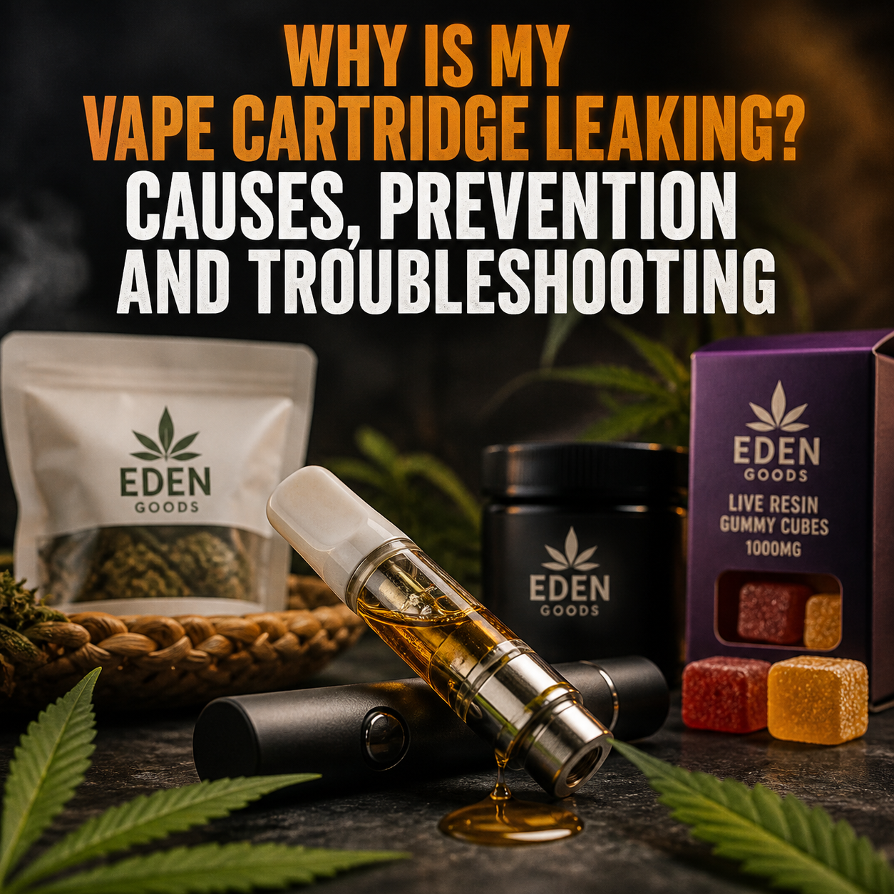 Why Is My Vape Cartridge Leaking? Causes, Prevention and Troubleshooting