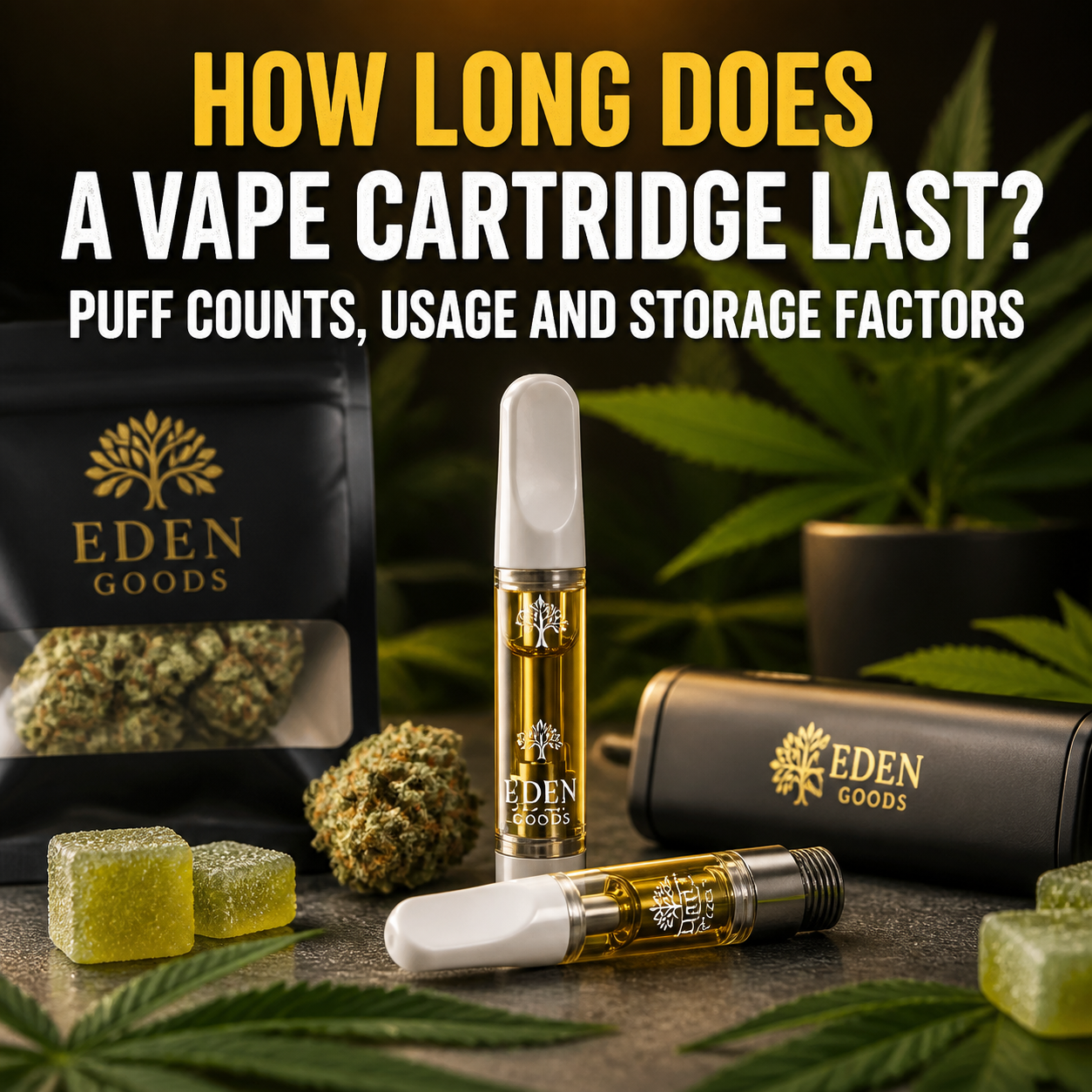 How Long Does a Vape Cartridge Last? Puff Counts, Usage and Storage Factors