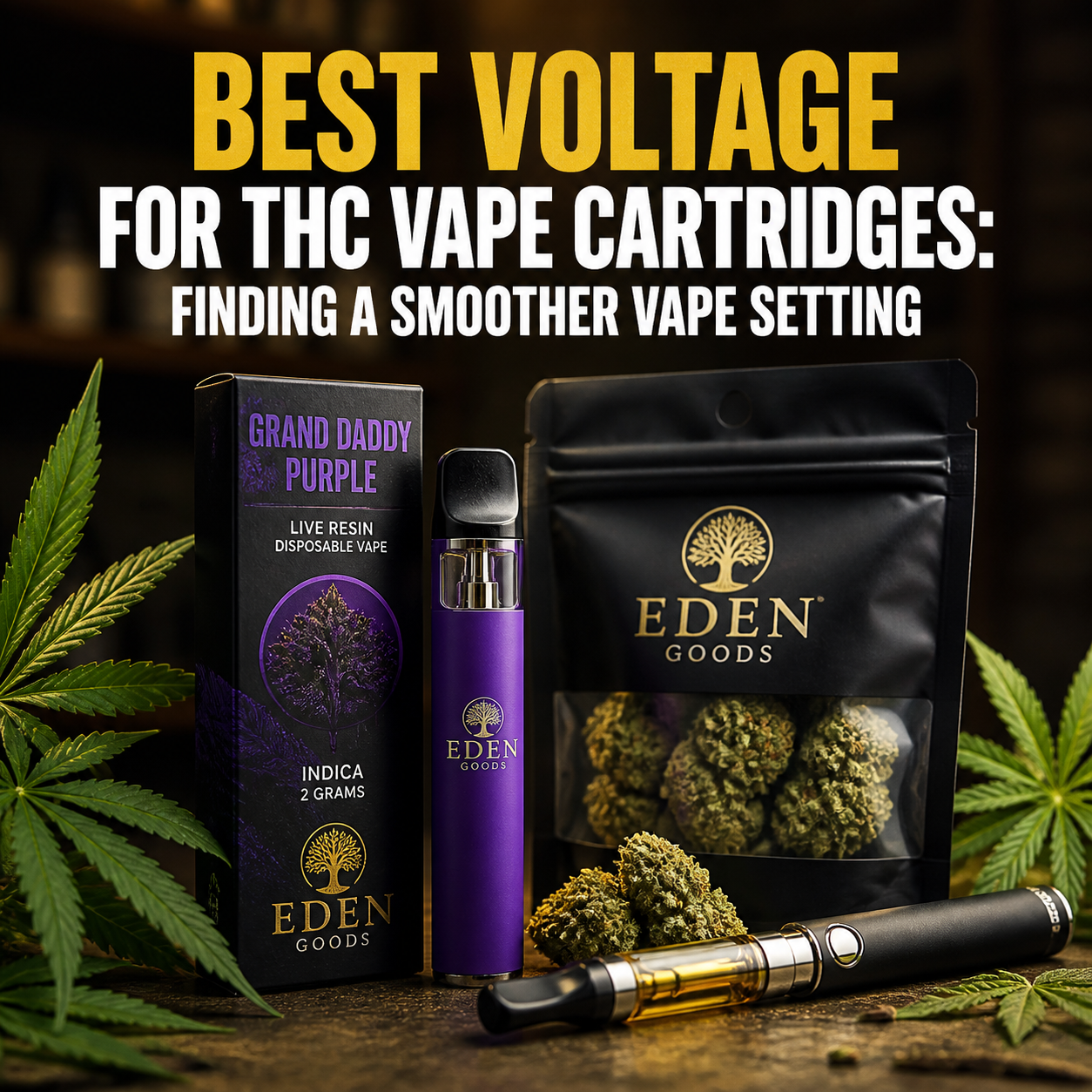 Best Voltage for THC Vape Cartridges: Finding a Smoother Vape Setting