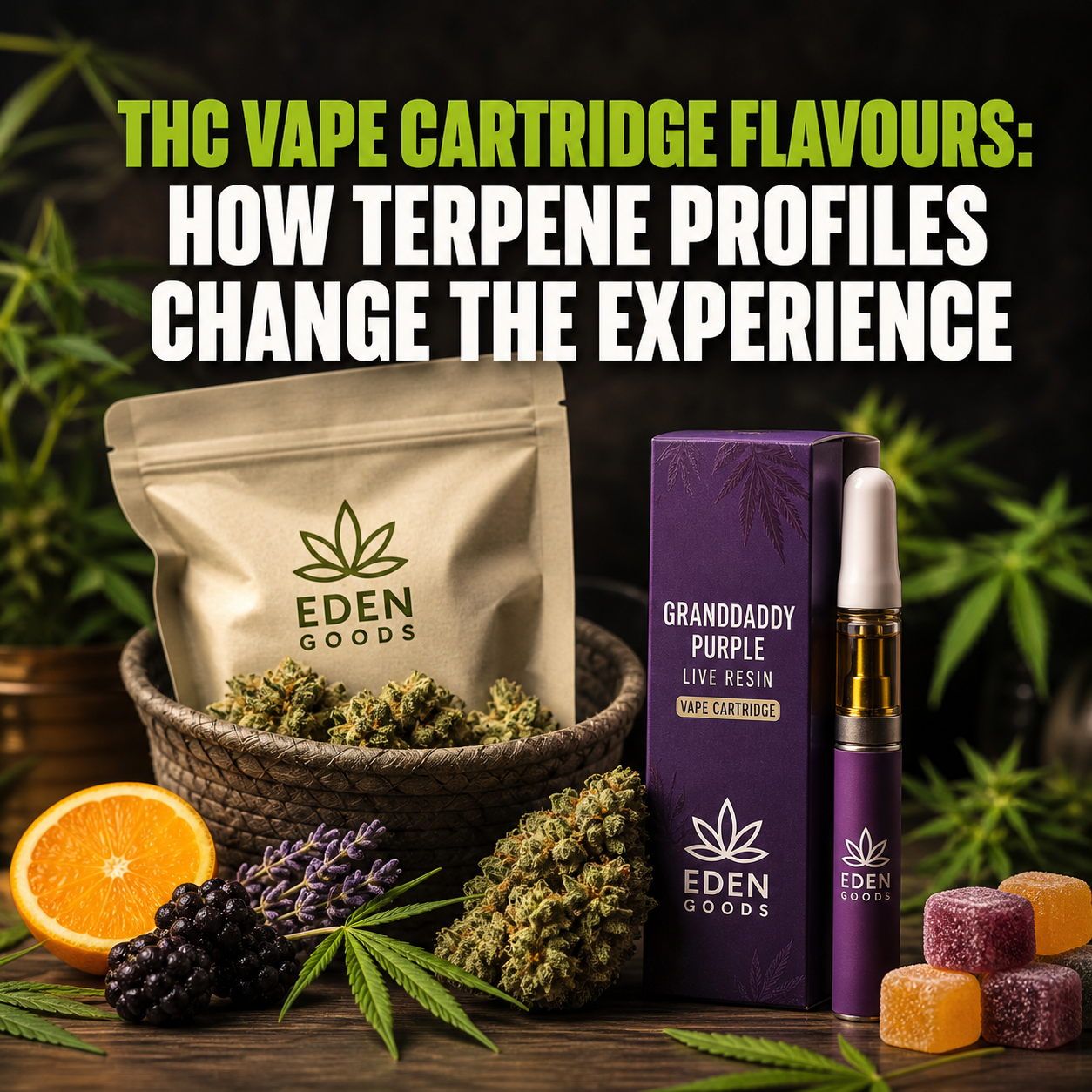 THC Vape Cartridge Flavours: How Terpene Profiles Change the Experience