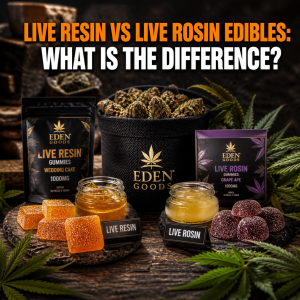 Live Resin vs Live Rosin Edibles: What Is the Difference?