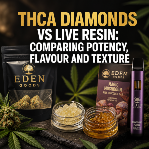 THCA Diamonds vs Live Resin: Comparing Potency, Flavour and Texture