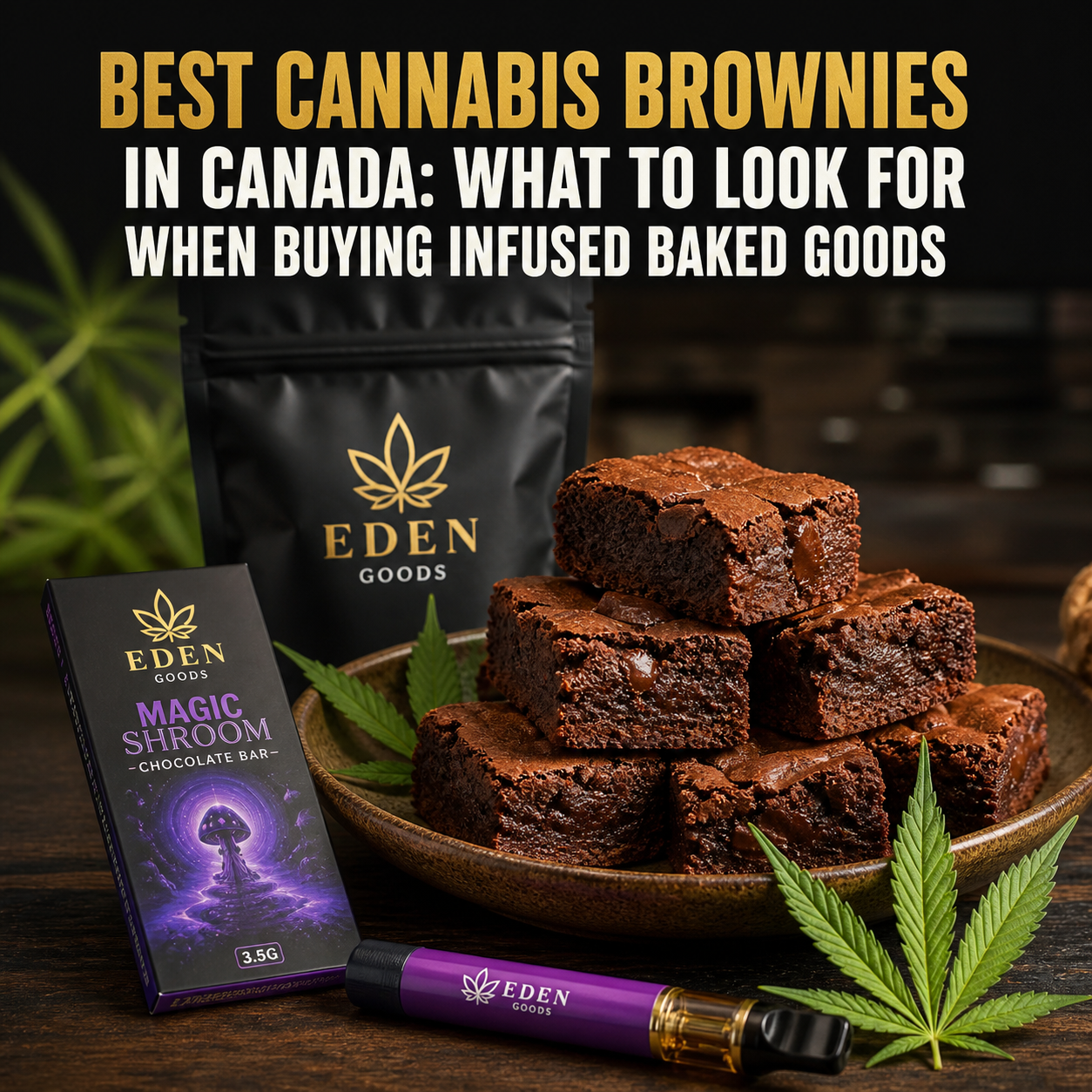 Best Cannabis Brownies in Canada: What to Look for When Buying Infused Baked Goods