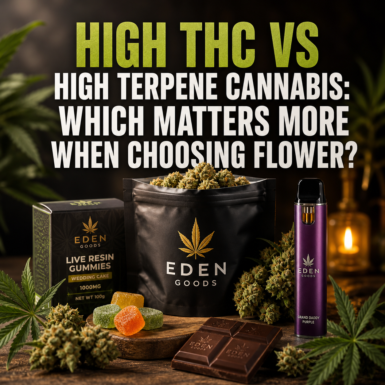 High THC vs High Terpene Cannabis: Which Matters More When Choosing Flower?