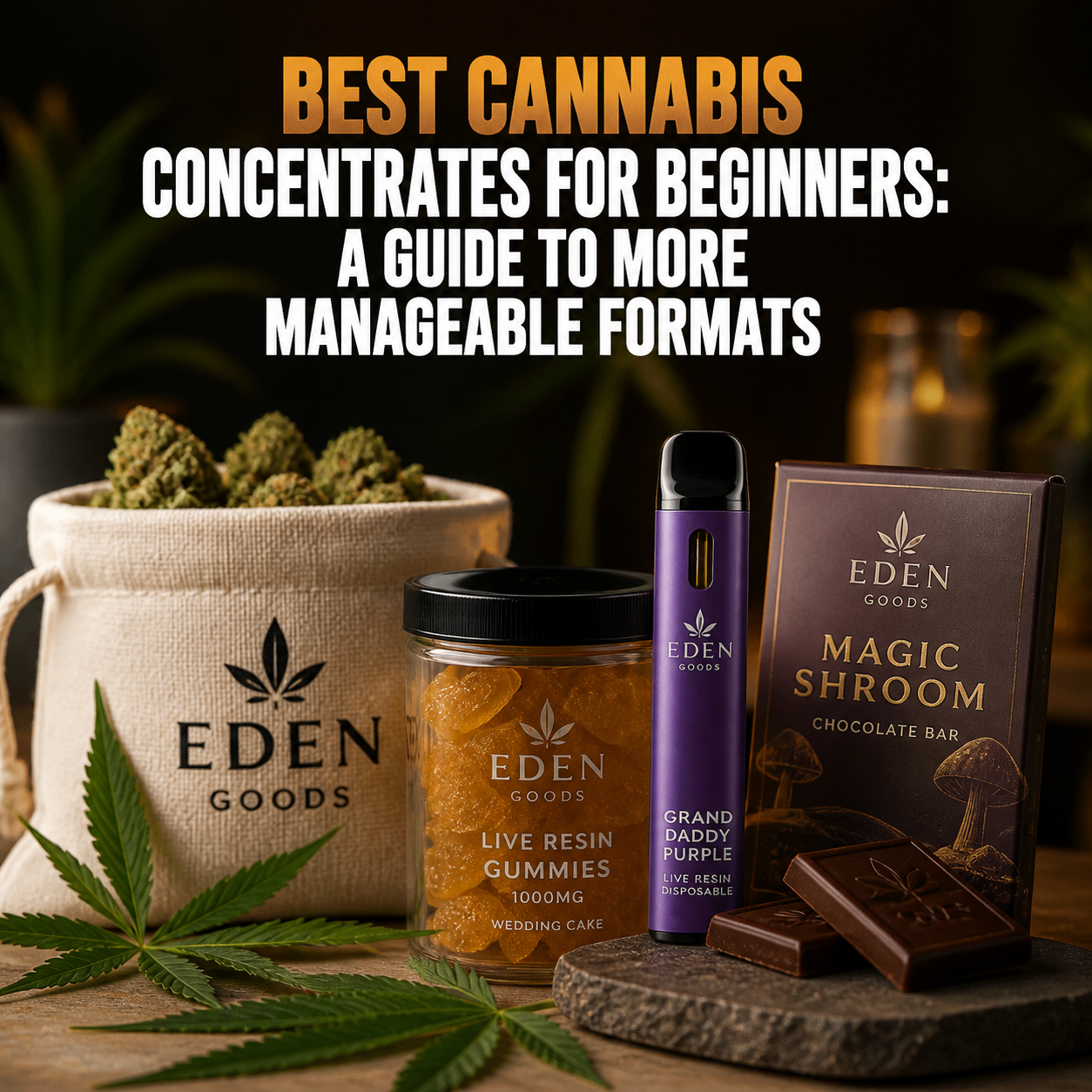 Best Cannabis Concentrates for Beginners: A Guide to More Manageable Formats