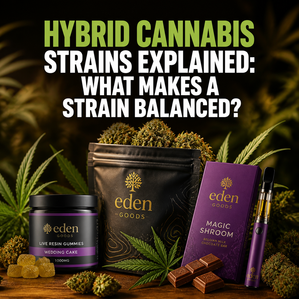 Hybrid Cannabis Strains Explained: What Makes a Strain Balanced?