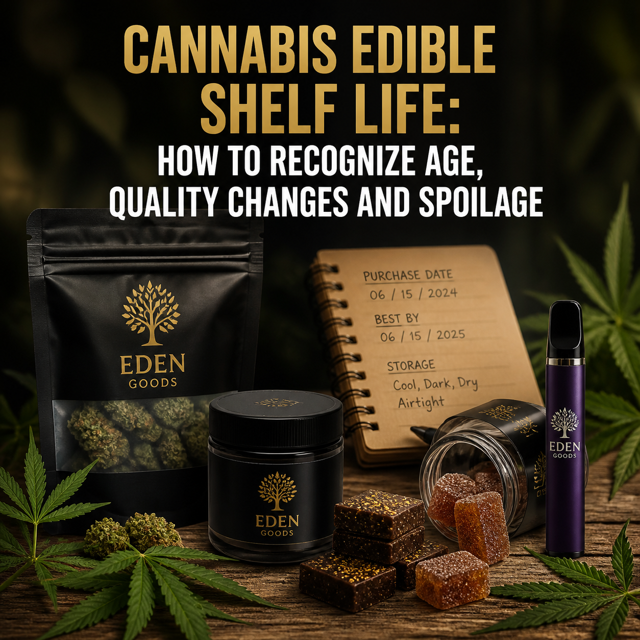 Cannabis Edible Shelf Life: How to Recognize Age, Quality Changes and Spoilage