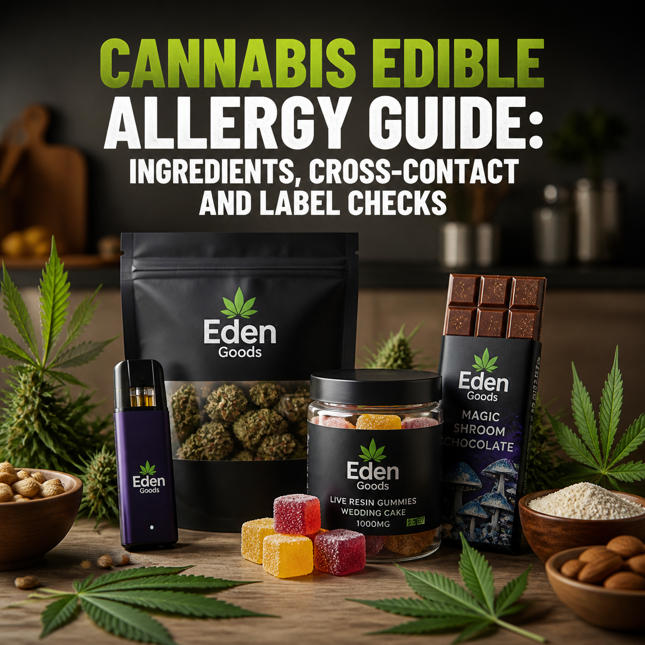 Cannabis Edible Allergy Guide: Ingredients, Cross-Contact and Label Checks