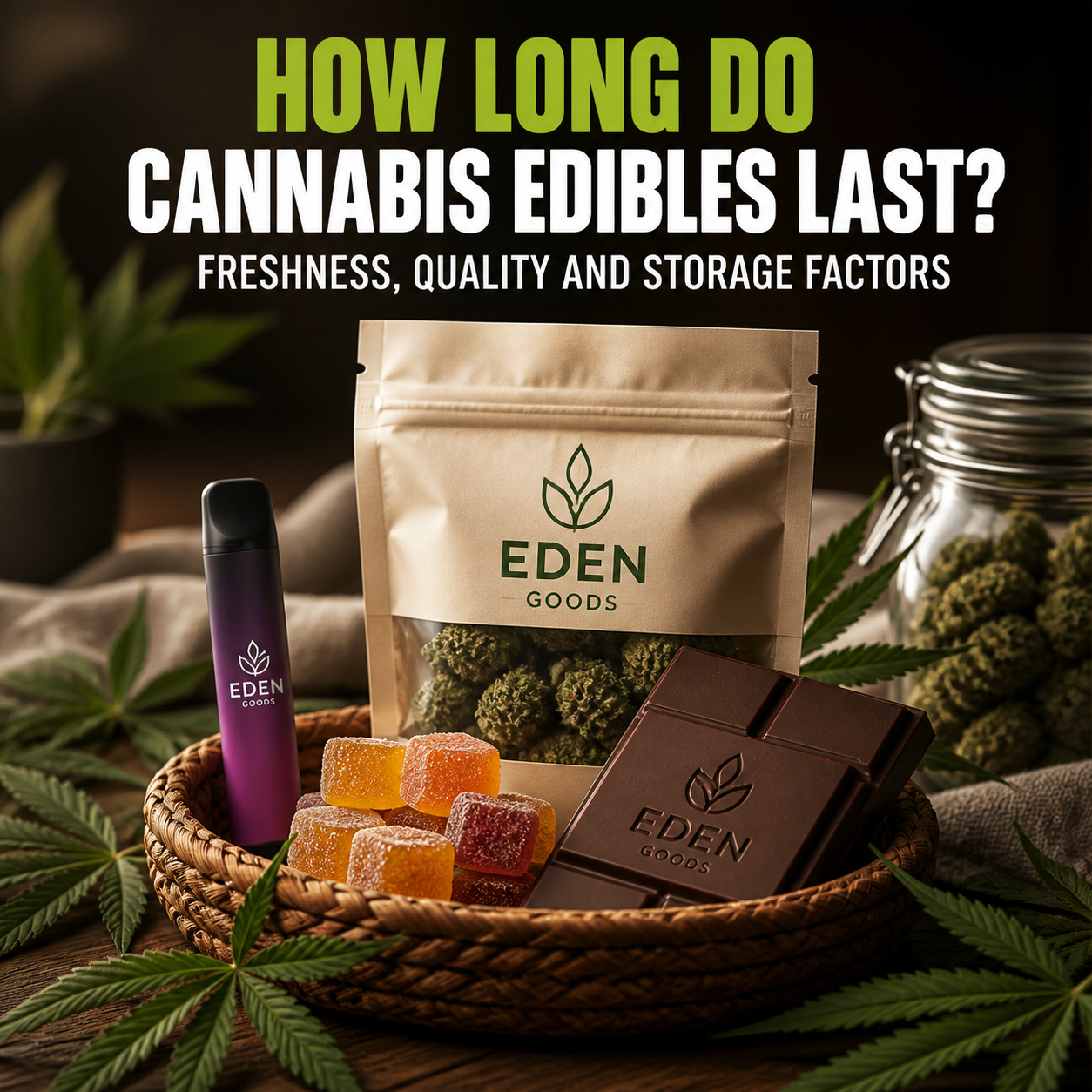 How Long Do Cannabis Edibles Last? Freshness, Quality and Storage Factors