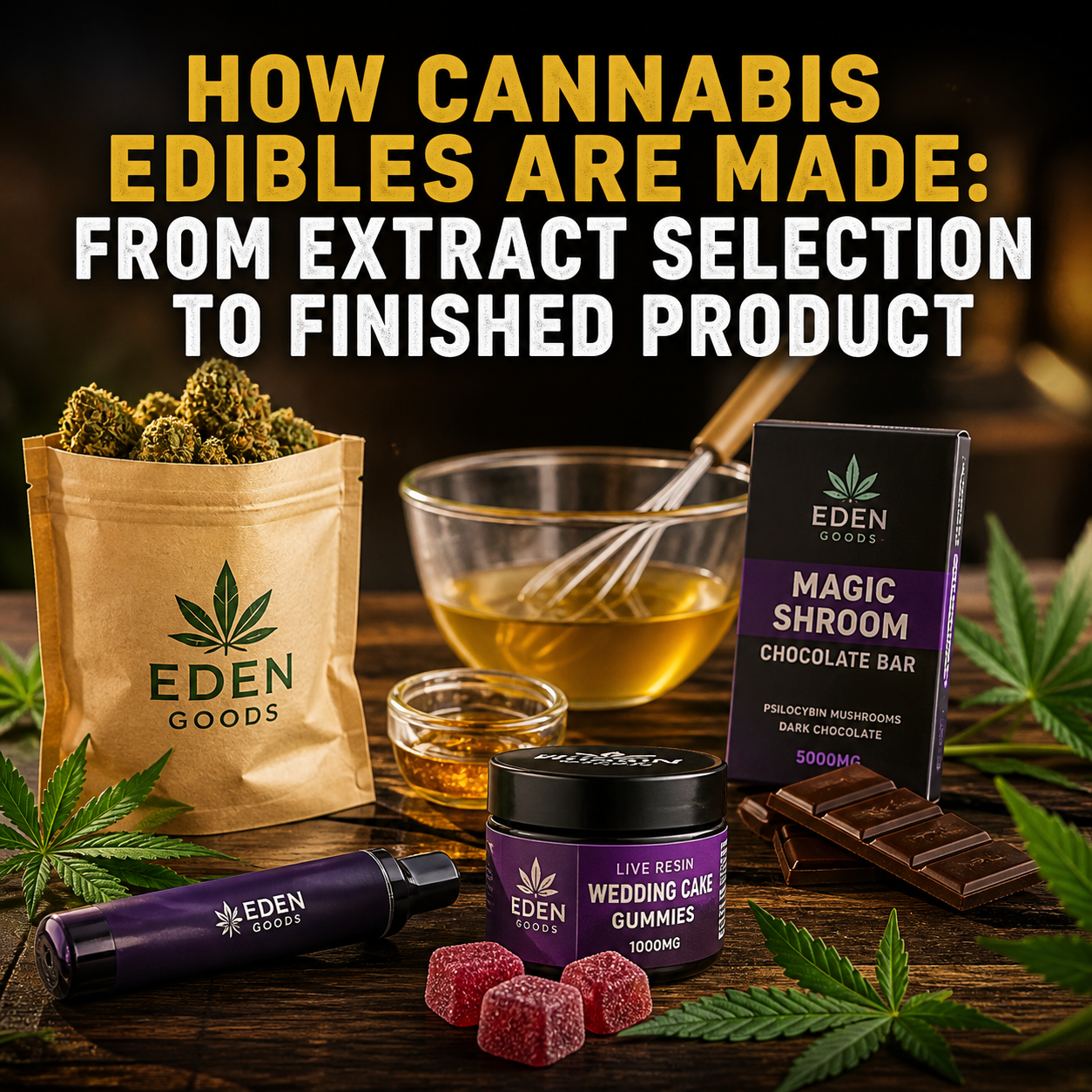How Cannabis Edibles Are Made: From Extract Selection to Finished Product